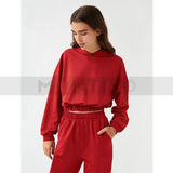 Montivo Red Oversized Co Ord Set