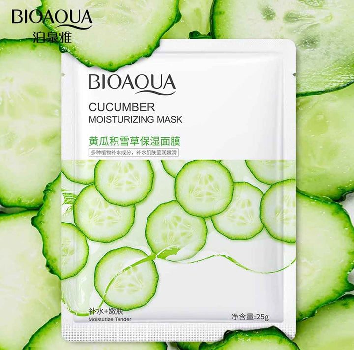 BIOAQUA - Cucumber Moisturizing Skin Care Oil Control Mask-25g