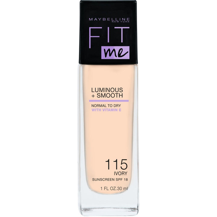 Maybelline New York Fit Me Luminous + Smooth Foundation 115 Ivory 30 ml