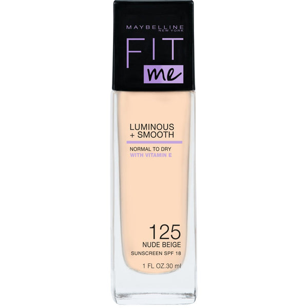 Maybelline New York Fit Me Luminous + Smooth Foundation 125 Nude Beige 30 ml