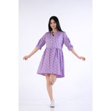 Montivo Lilac Textured Dress