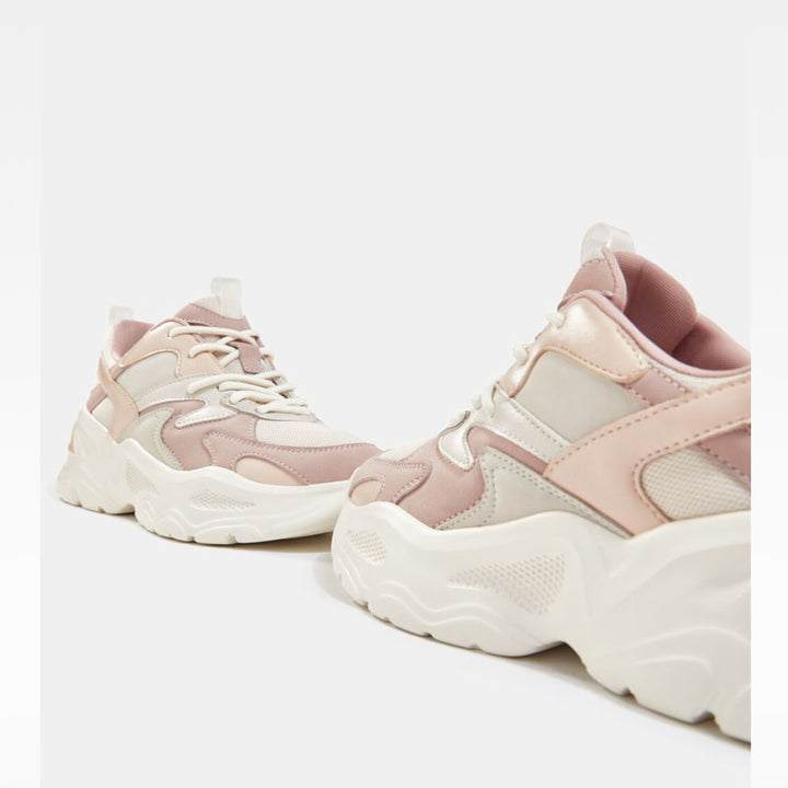 Bershka- Contrast chunky sole trainers