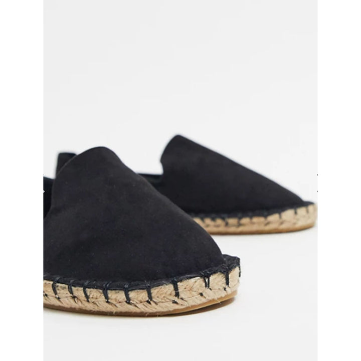 Asos Design- Asos Design Jual Espadrilles In Black