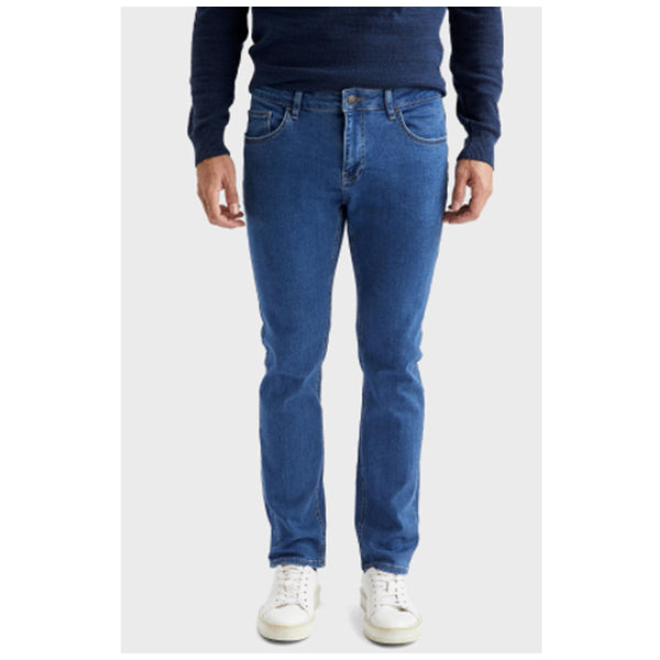 Defacto- Mid Wash Straight Jeans