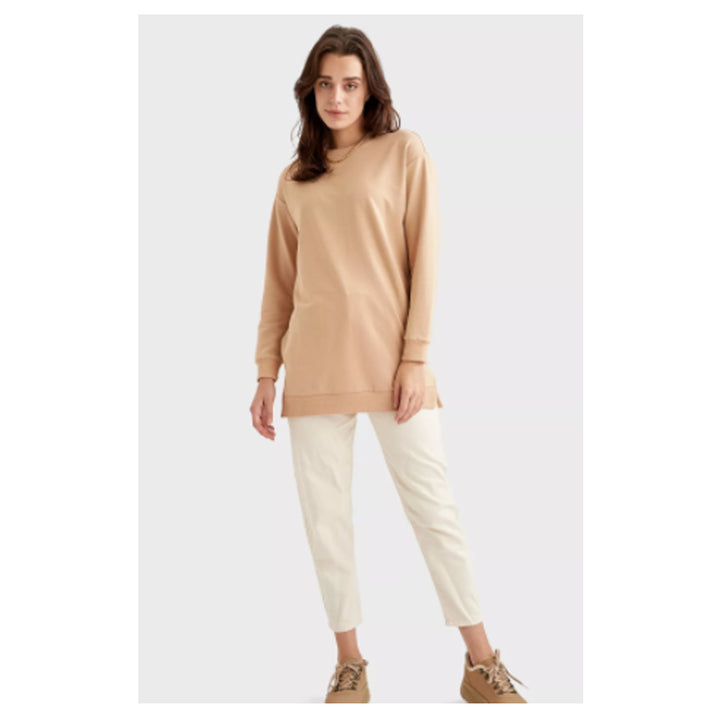 Defacto- Asymmetric Ribbed Top