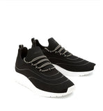 Pull & Bear- Black XDYE transfer trainers by Bagallery Deals priced at #price# | Bagallery Deals