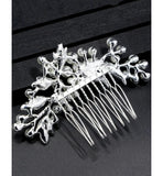 Shein- Hair Comb Decorated With Leaves And Faux Pearls,headband by Bagallery Deals priced at #price# | Bagallery Deals