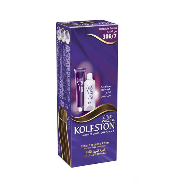 Wella- Koleston Color Cream Semi-Kit - Chocolate Brown 306/7