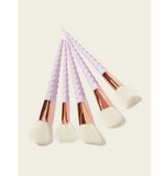 Shein- Soft Makeup Brush With Spiral Handle 5 Pieces