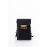 Montivo- Black Shoulder Strap Wallet Bag
