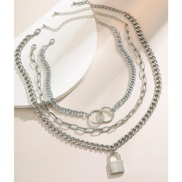 Coast to Coast- 3 Pcs Necklace Chain- Silver