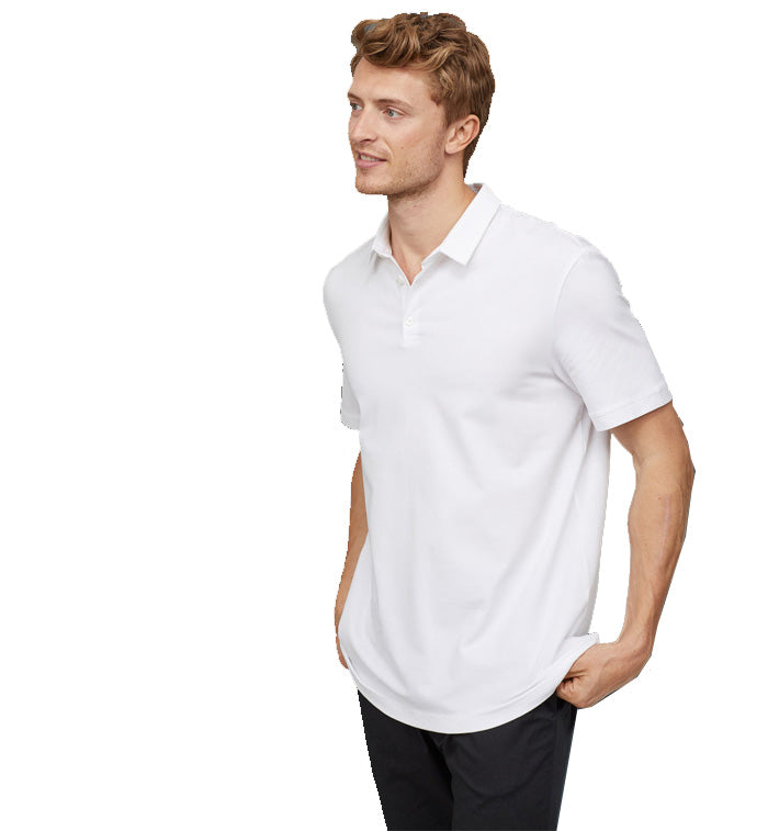 H&M- White Polo Shirt Slim fit