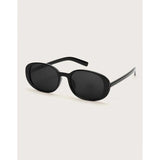 Shein- Flat Lens Sunglasses With Plain Frame For Women