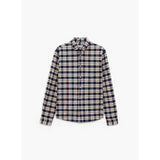 Zara- Check Oxford Shirt-  Navy blue