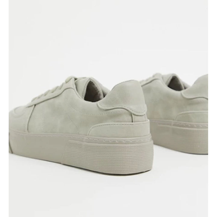 Asos Design- Asos Design Trainers In Grey With Chunky Sole