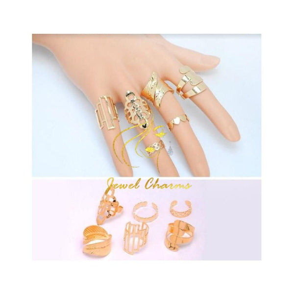 Jewel charms- Egyptian Adjustable Rings Golden