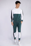 Sclothers- White-Zink Color Block Sweatshirt - W21 - MSW032R