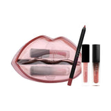 Huda Beauty Demi Matte & Cream Lip Set, Mogul & Bombshell