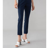 Lefties- Navy Blue Trousers With An Elasticated Back