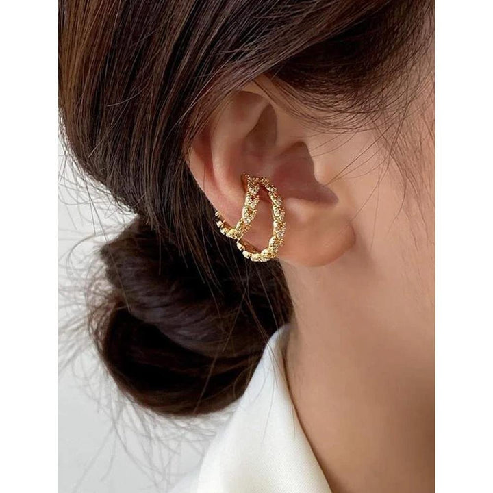 Shein- 1pc Zircon Decor Ear Cuff