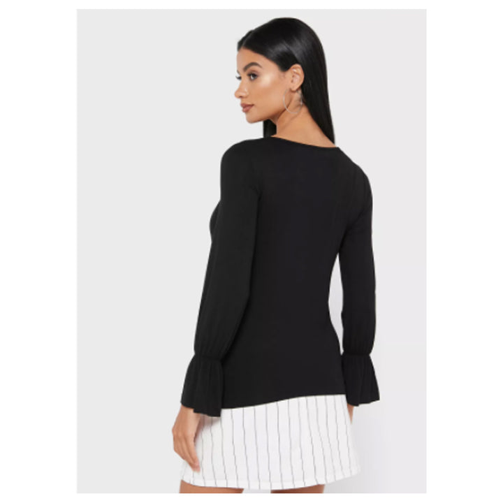 Defacto- Flute Sleeve Top