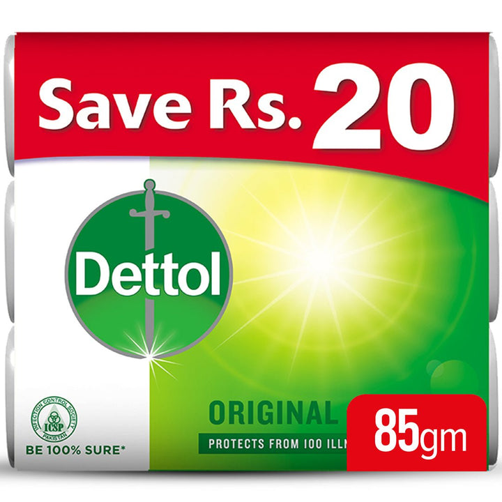 DETTOL- SOAP 85 gm Original Buy 3 soaps save Rs 20