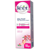 Veet Silky Fresh Hair Removal Cream for Normal Skin with Moisturising Lotus Flower Extract 100gm