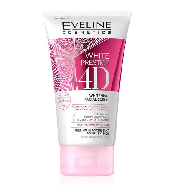 Eveline-  WHITE PRESTIGE 4D WHITENING F.SCRUB -150ml