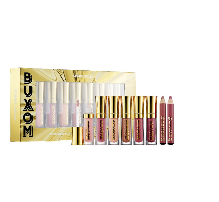 Buxom- Strike Gold Mini Plumping Lip Set by Bagallery Deals priced at #price# | Bagallery Deals