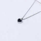 Mumuso- Black Heart Necklace