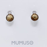 Mumuso- Golden Crystal Swarovski Earrings