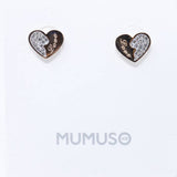 Mumoso- Heart Zircon Earrings