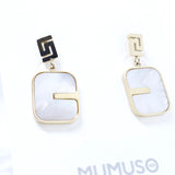 Mumuso- Square Shape Earrings
