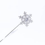 Mumuso- Silver Flower Wand Brooch