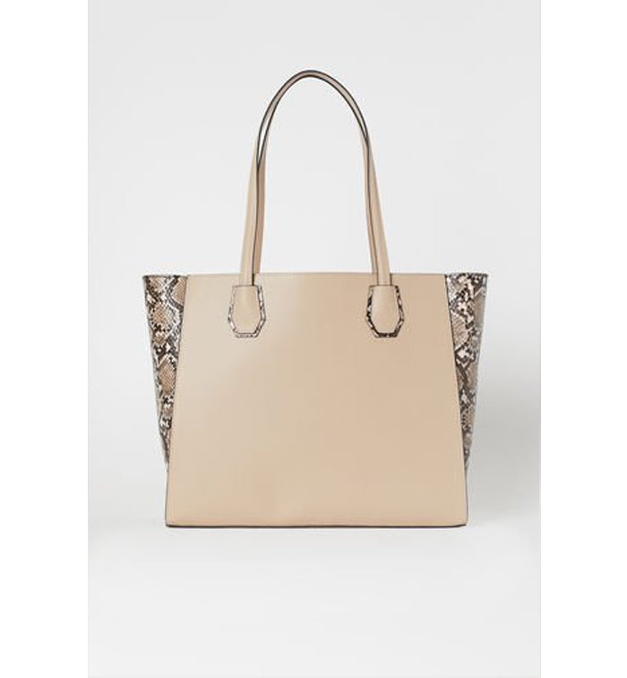 H&M- Beige Shopper by Bagallery Deals priced at #price# | Bagallery Deals