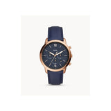 Fossil- Neutra Chronograph Navy Leather Watch