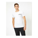 KOTON- Printed T-Shirt - White