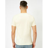Koton- Short Sleeve Round Neck T-Shirt - Yellow