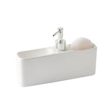 Homebox- Soap Dispenser With Compartments And Brush Ball White 63x15.5x16.5centimeter
