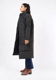 Nine90nine- Long Puffer Coat - Black