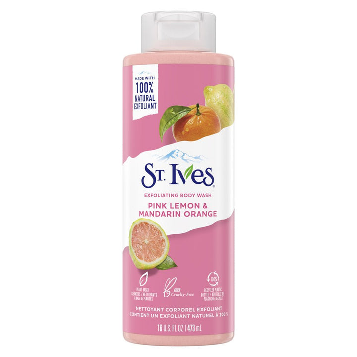 St.Ives- Pink Lemon & Mandarin Orange Body Wash, 473ml