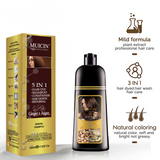 MUICIN - 5 in 1 Hair Color Shampoo With Ginger & Argan Oil