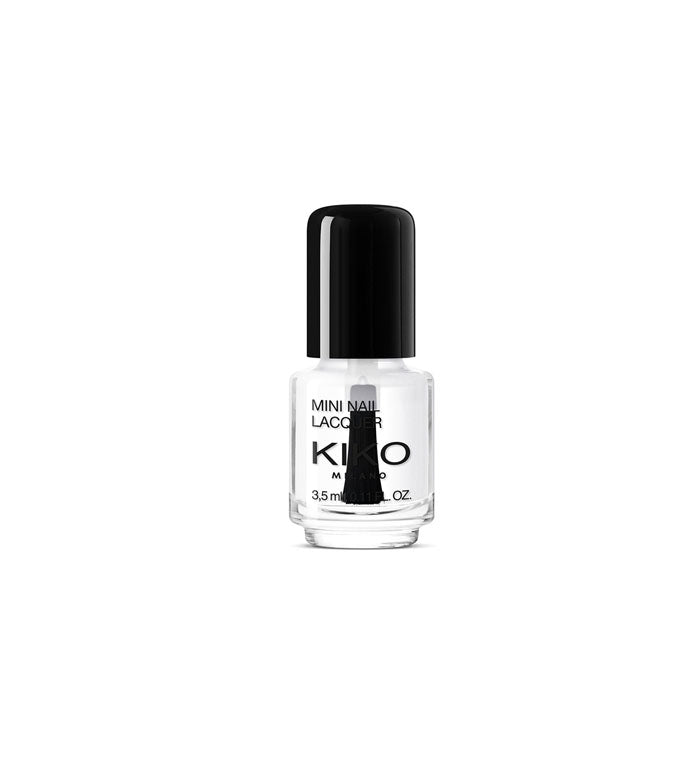 Kiko Milano- Mini Nail Lacquer Travel-Size Nail Polish- 01 Clear