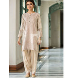 Nishat Linen- PE19-41 Skin Printed Embroidered Stitched Lawn Shirt - 1PC