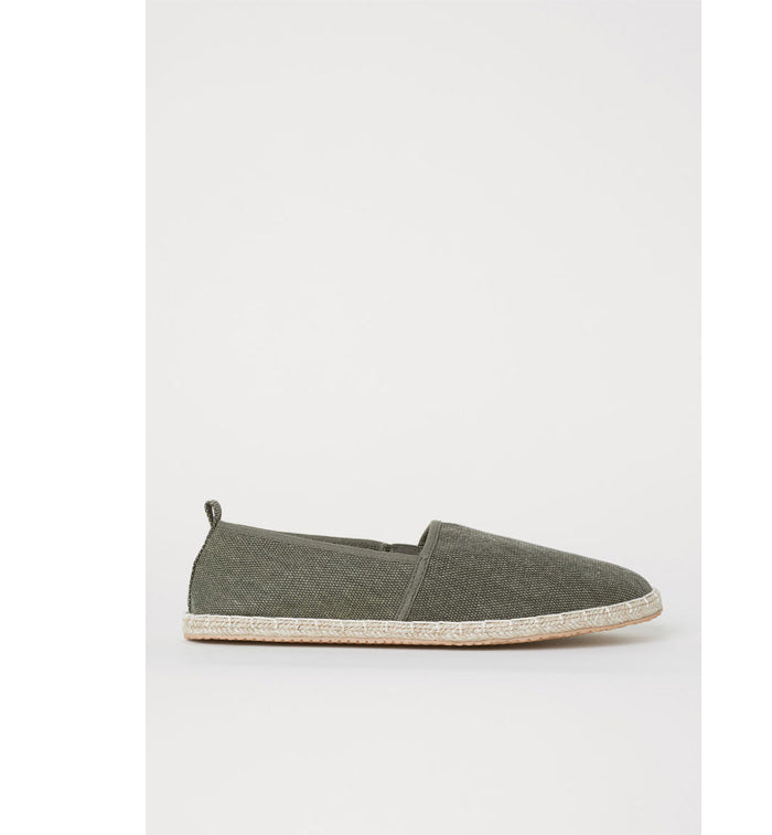 H&M- Dark khaki Green Espadrilles by Bagallery Deals priced at #price# | Bagallery Deals