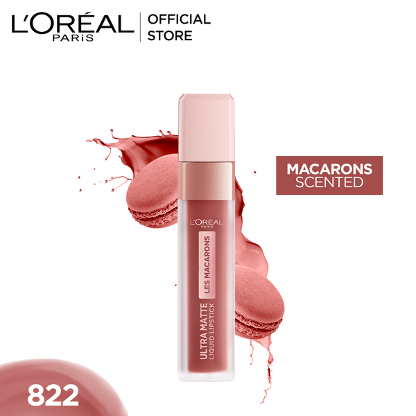 LOreal Paris Infaillible Les Macarons Matte Liquid Lipstick - 822 Mon Caramel