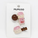 Mumuso- Doll Hairclip Set - Seashell