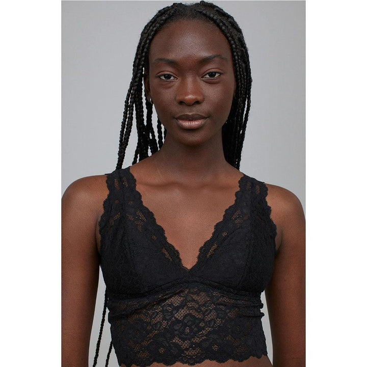 H&M- Lace bralette- Black