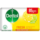 Dettol Antibacterial Soap Bar Effective Germ Protection Fresh 85gm