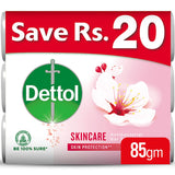 Dettol Antibacterial Soap Bar Effective Germ Protection Skincare 85gm - Pack of 3
